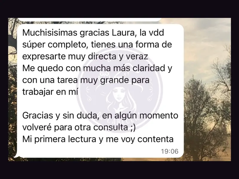 Opinión sobre primera consulta de Tarot