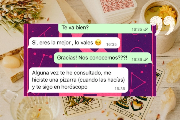 Reseña real servicios de Tarot